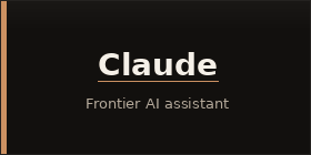Claude — Frontier AI assistant